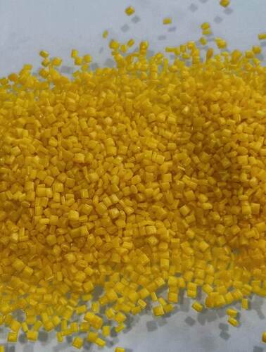 HDPE Crate Reprocess Granules Yellow