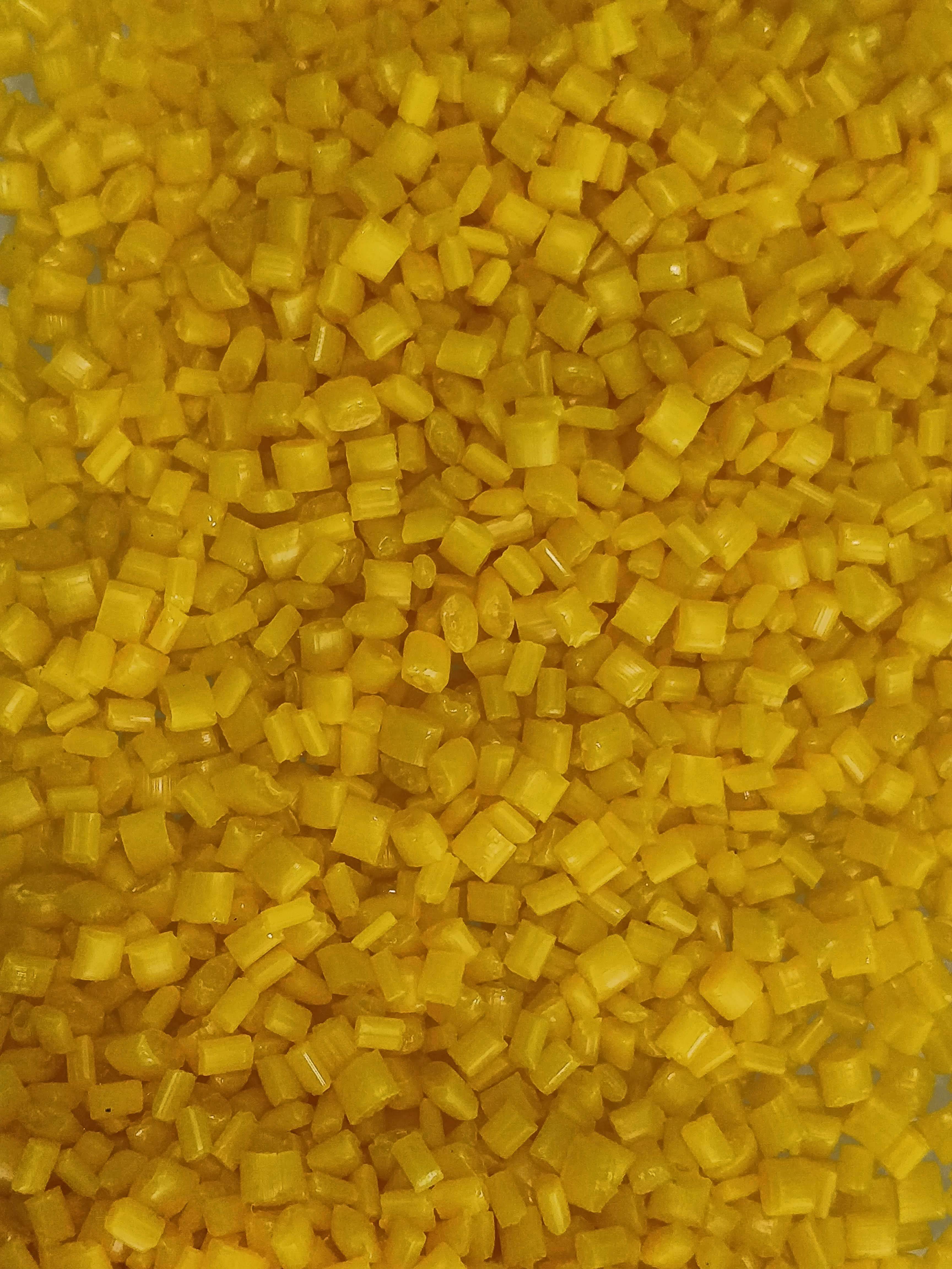 HDPE Crate Reprocess Granules Yellow
