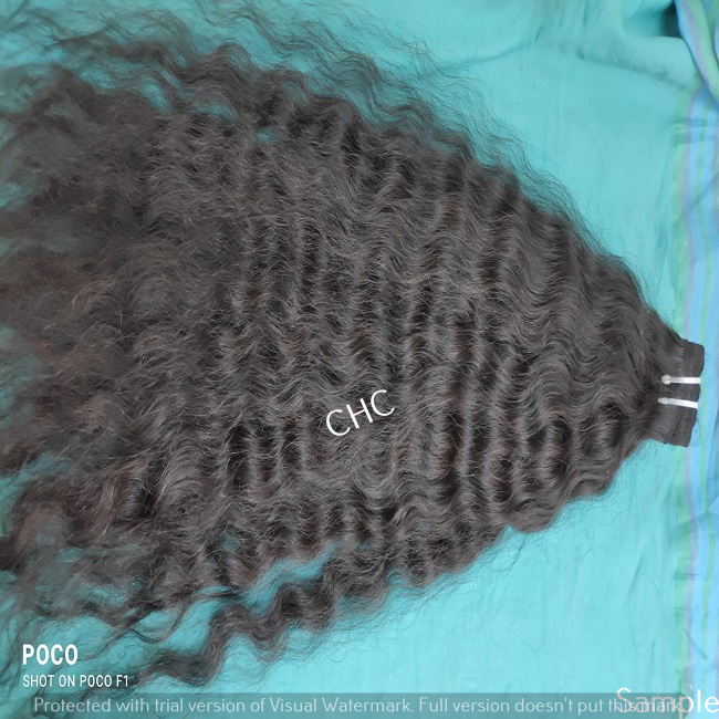 Virgin Curly Human Hair Extensions