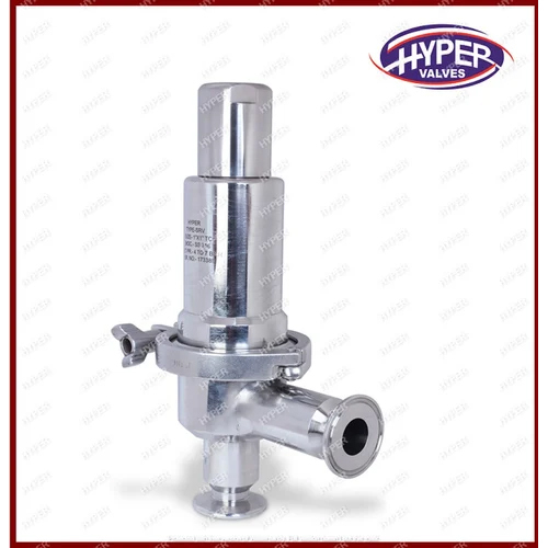 Silver Sanitary Safety Valve