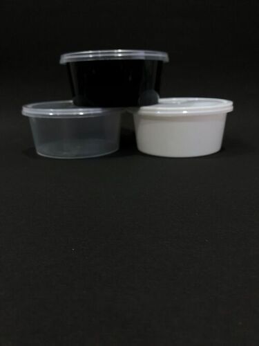 400 ML BLACK PLASTICS FOOD CONTAINER