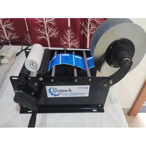 Black Manual Bottle Labeling Machine at Best Price in Indore Genuine