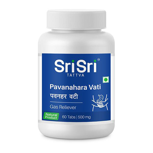 Pavanahara Vati - 500 mg | Suitable for All Ages Nil Moisture Store in Dry Place Dosage as Suggested