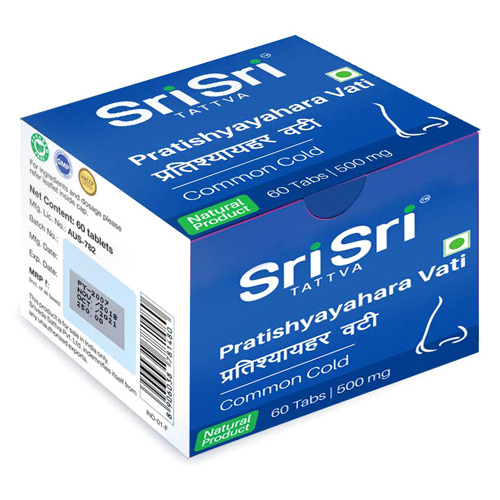 500 mg 60 Tablets Pratishyayahara Vati