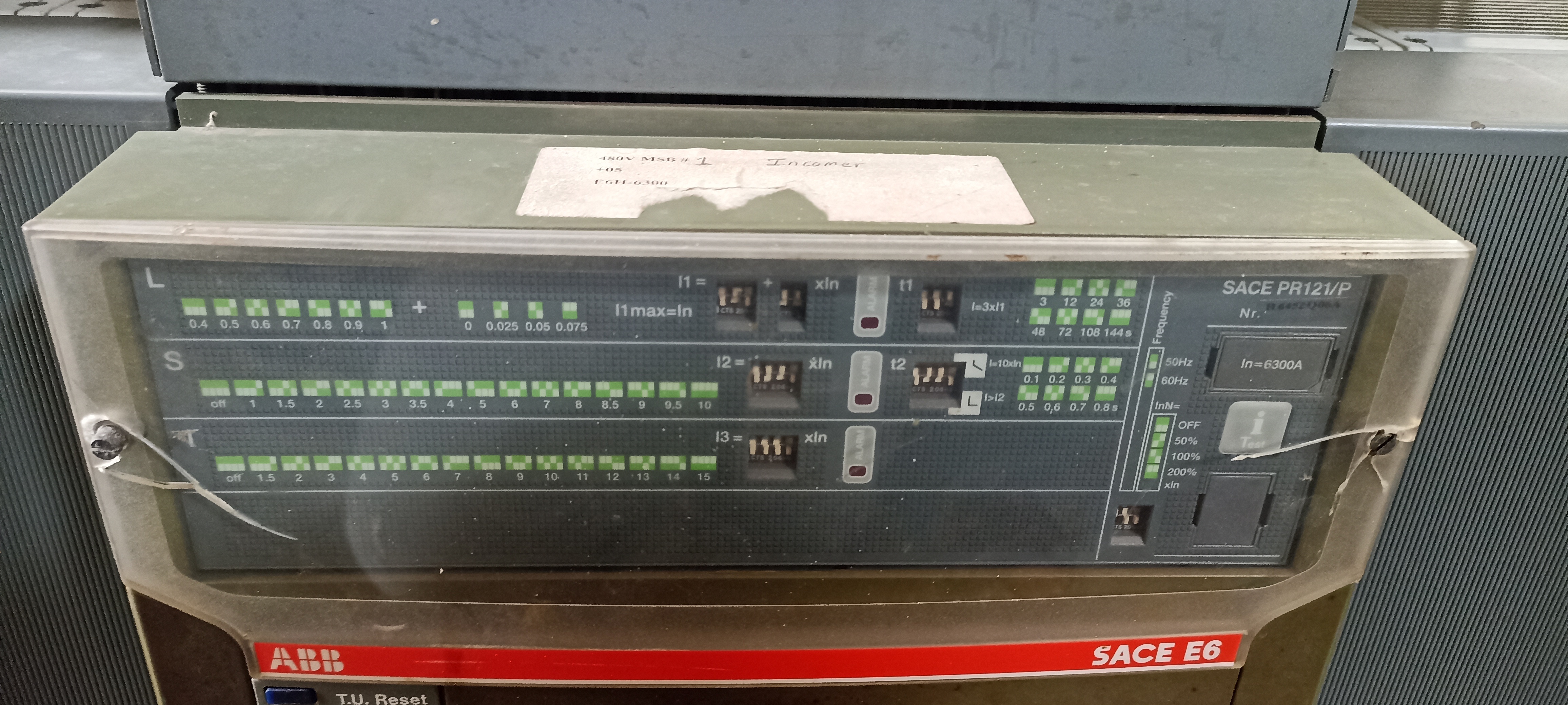 ABB 6300A 3P AIR CIRCUIT BREAKER (ACB)