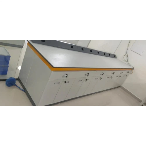 White N Blue Laboratory Work Bench