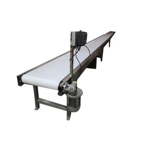 White Ms Batch Coding Conveyor