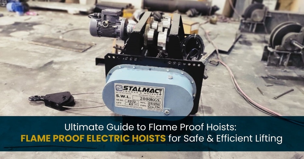 Flame Proof rope Hoist