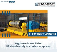 Industrial Electric Winch - Capacity: Up To 200t Ton/day