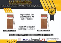 VOTA-VO- 104.64 - 8 Golden Weave Brand Needles Made in Korea