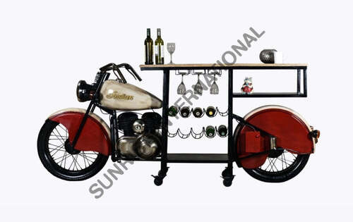 Wood Motorcycle Design Bar Table In Automobile Automotive Furniture Style