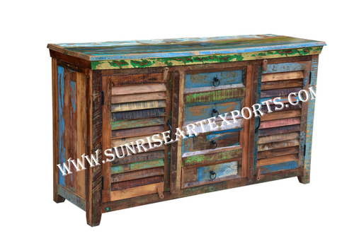 Sunrise International Recycled Reclaimed Wood Sideboard