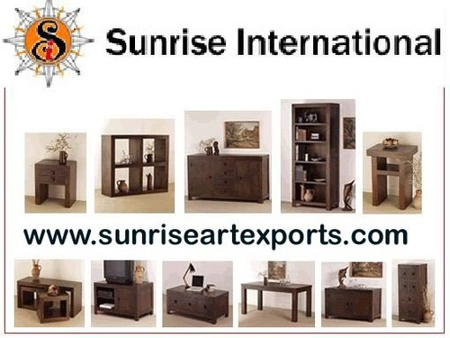Mango Wood Contemporary Furniture - Durable, Eco-Friendly, Water Resistant | Ideal for Indoor Living Room Use