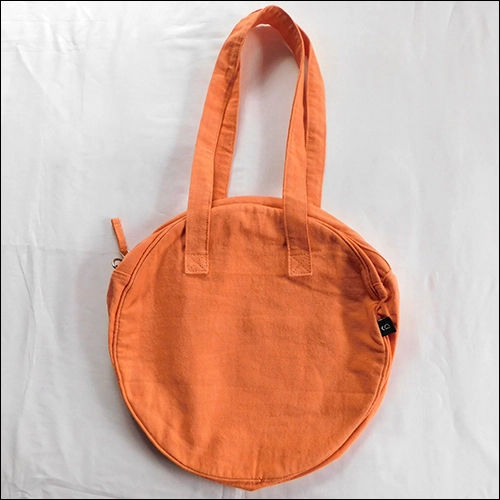 Round sale canvas bag