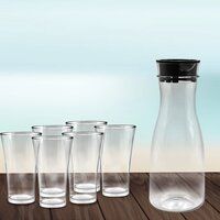 JUG GLASS SET UNBREAKABLE