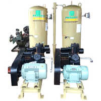 Two Stage Medium Pressure Air Compressor - New Metal, Electric Power Source | Industrial Usage, Warranty Included