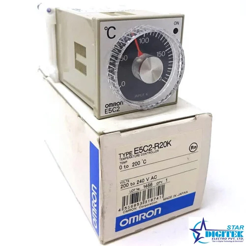 E5C2 Temperature Controller - Dimensions W 48 x H 96 x D 60 mm K/J Thermocouple Input 0-1200Â°C Relay SPDT 3A Output Commercial Application Warranty Included