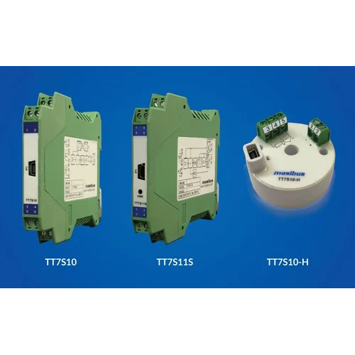 Masibus Tt7s-r6f-0521 Isolated Programmable Temperature Transmitter - Ip54 Protection Level, Industrial Application, Warranty Included