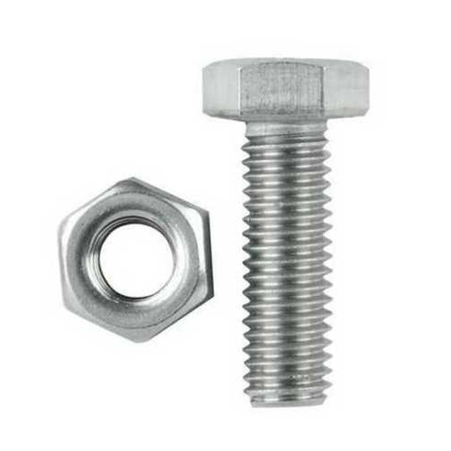 Silver Hex Nut Bolt