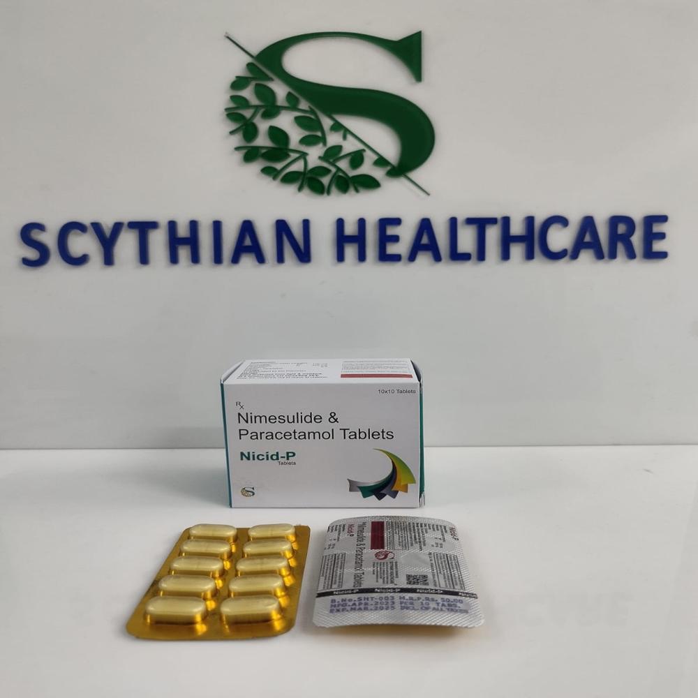 Nimesulide 100Mg And Paracetamol 325Mg Tablets General Medicines