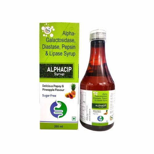 Alpha-Galactosidase Diastase Pepsin Lipase Syrup General Medicines