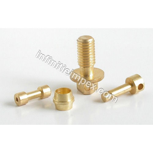 Golden Brass Cnc Components