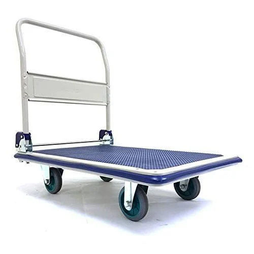 300Kg Metal Trolley Blue