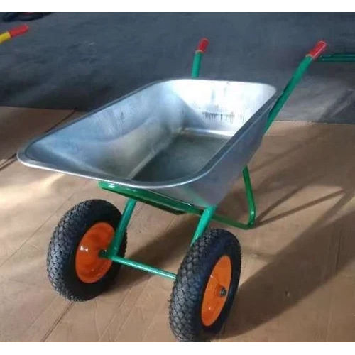 65L Double Wheel Barrow Trolley