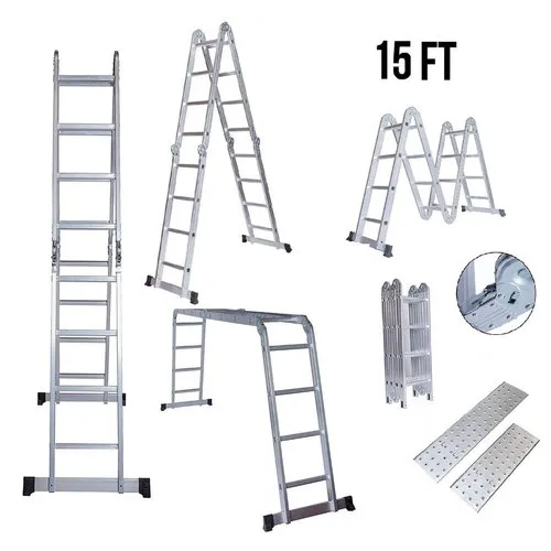 Multipurpose Aluminum Ladder 4 by 4