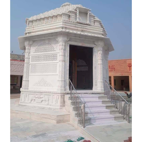 Makrana White Marble Temple Carving Work