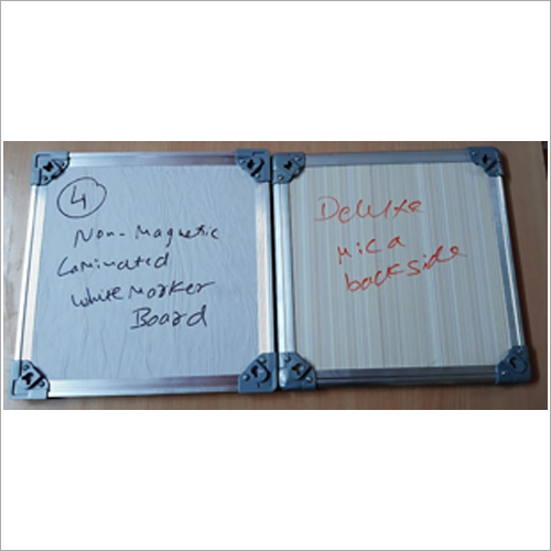 Deluxe Non Magnetic White Marker Board - Material: Melamine