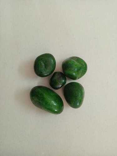 IND new green Color Polished Pebbles color coating 1-3 cm very low price per tone manufacturer