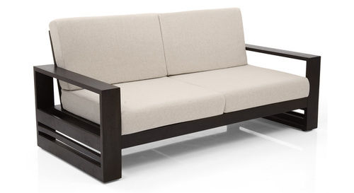 Wooden Sofa Three Sitter For Lounge Cafe Restaurants