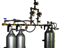 White Bt-20m Medical Gas Manifold