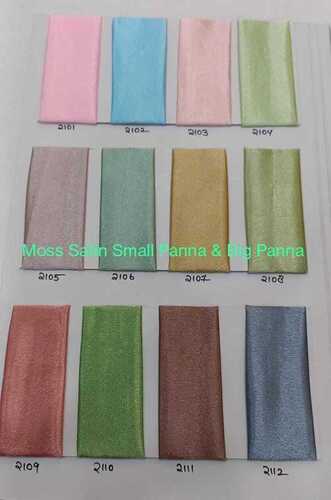 Moss Satin Small Panna  Big Panna - Attributes: Shinny