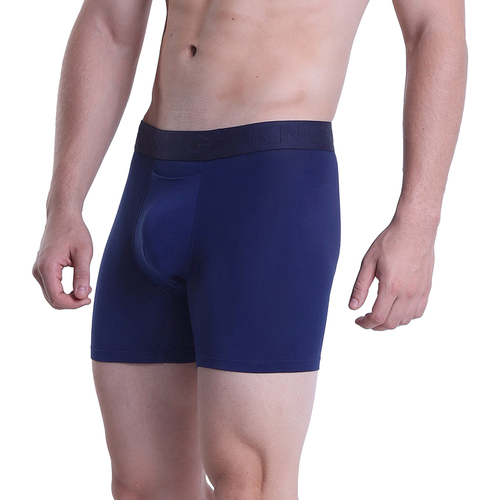 Navy Blue Plain Boxer Underwear