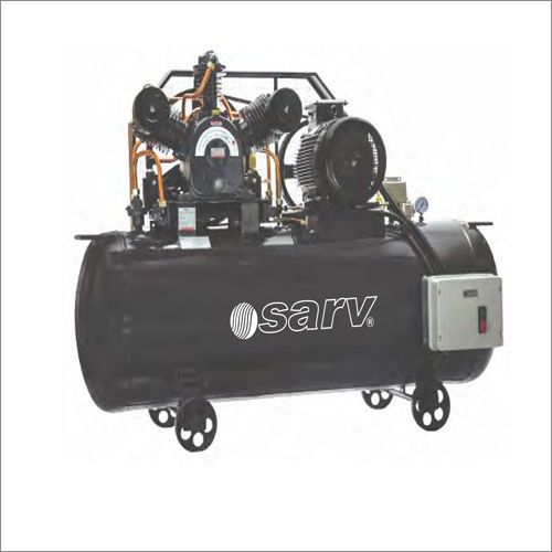 Black Heavy Duty  Two Stage Air Compressor