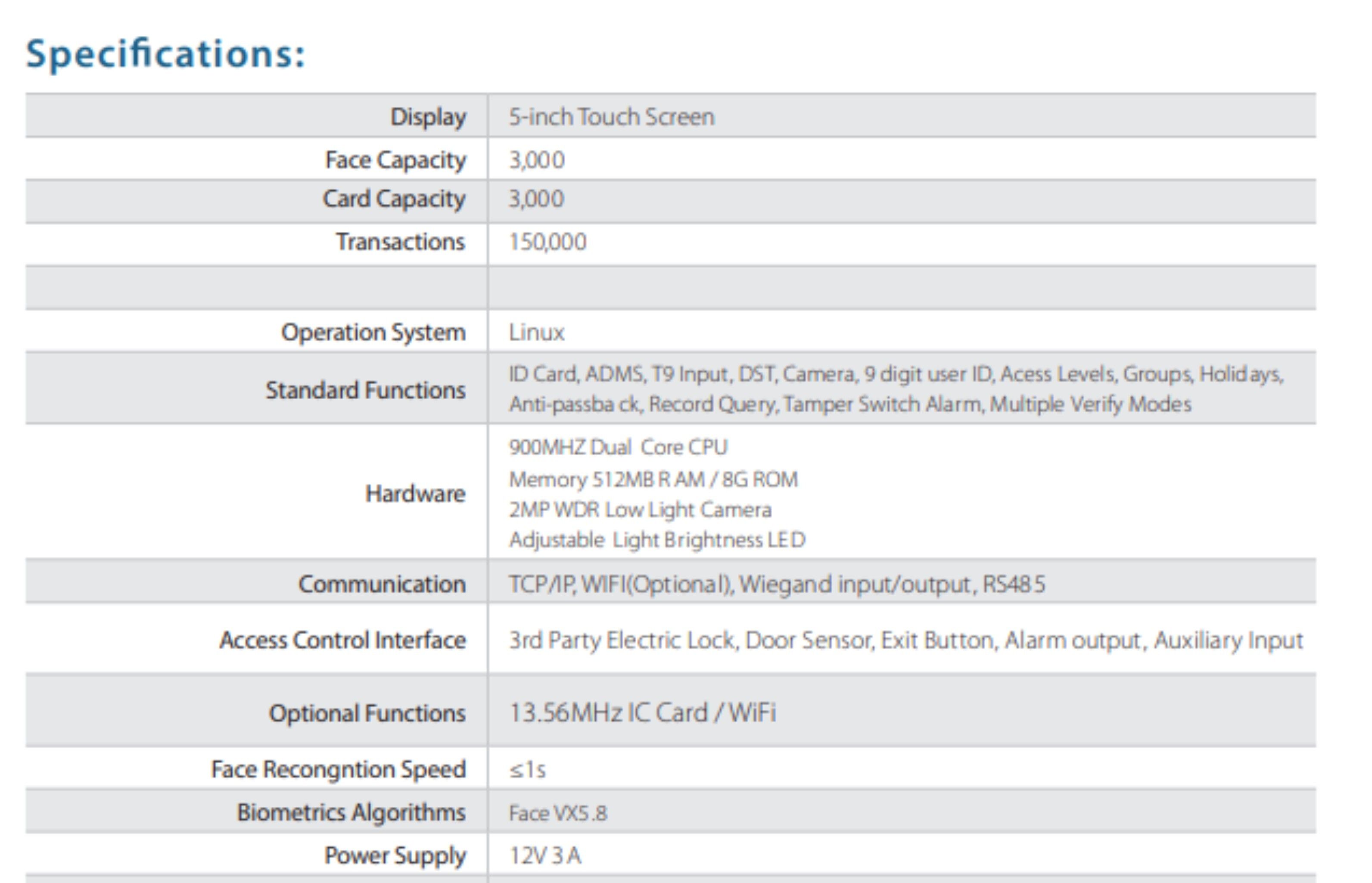 ESSL Mars Biometric