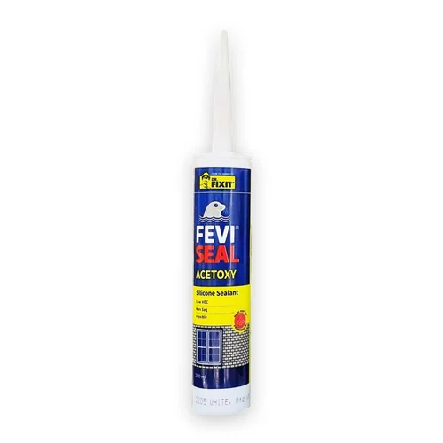 Dr. Fixit 280ml Feviseal Acetoxy Clear Silicone Sealant