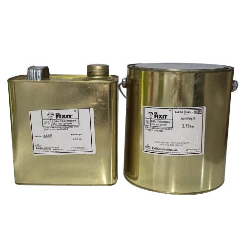 Dr. Fixit 5 Litre Coal Tar Epoxy Application: Metal