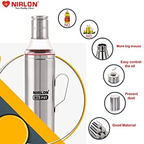 500ml - Nirlon Oil Pot with Handle