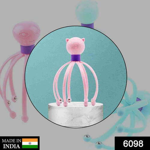Multi / Assorted Octopus Stress Relief Therapeutic Scalp Massager (6098)