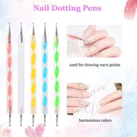 NAIL ART POINT PEN AND SET USED BY WOMEN S AND LADIES FOR THEIR FASHION PURPOSES (6020)