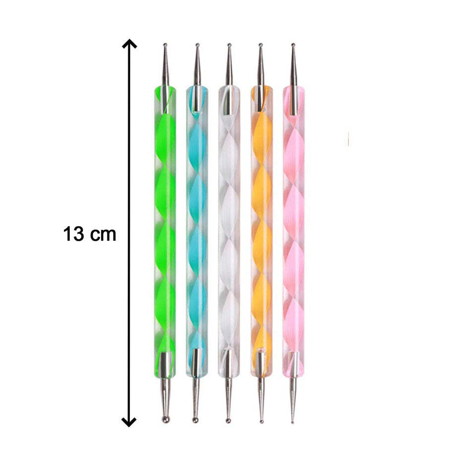 NAIL ART POINT PEN AND SET USED BY WOMEN S AND LADIES FOR THEIR FASHION PURPOSES (6020)