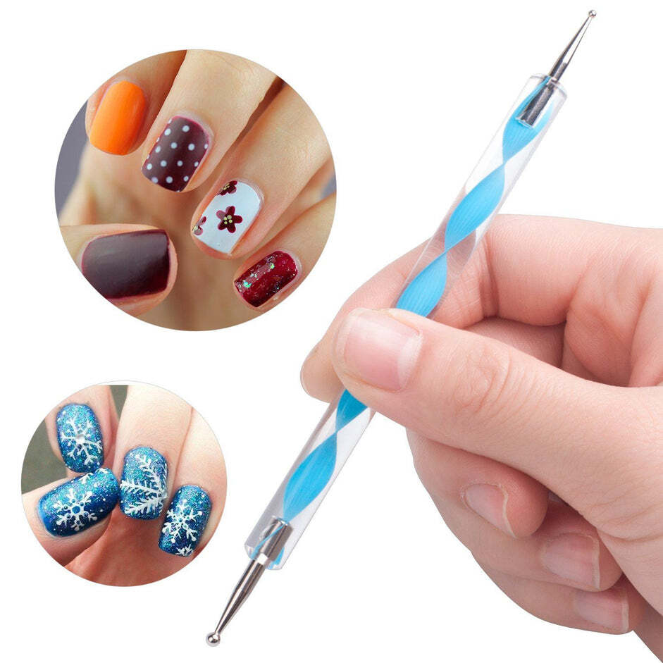NAIL ART POINT PEN AND SET USED BY WOMEN S AND LADIES FOR THEIR FASHION PURPOSES (6020)