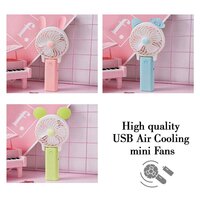 MINI CARTOON STYLE FAN USED IN ALL KINDS OF PLACES INCLUDING HOUSEHOLD AND MANY MORE FOR PRODUCING FRESH AIR PURPOSES (4765)
