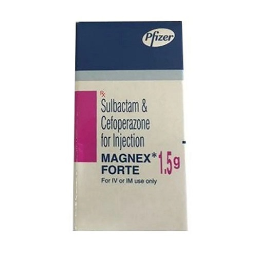 Magnex Forte 1.5gm (Cefoperazone 1gm  Sulbactam 500mg)