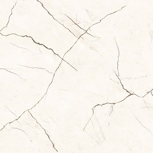 2044-P3 600x600 Glossy Tiles - Full Body Tiles Non-Slip Cream Interior Floor Tiles with Square Edge Design 600x600 Size