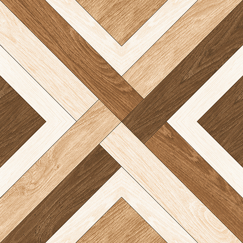 Geomatric Matt Tiles - Full Body, Square Edge Design | Brown And Tan Color For Elegant Interiors