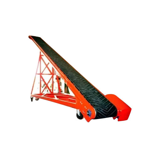 Orange 20 Feet Loading Conveyor Systems